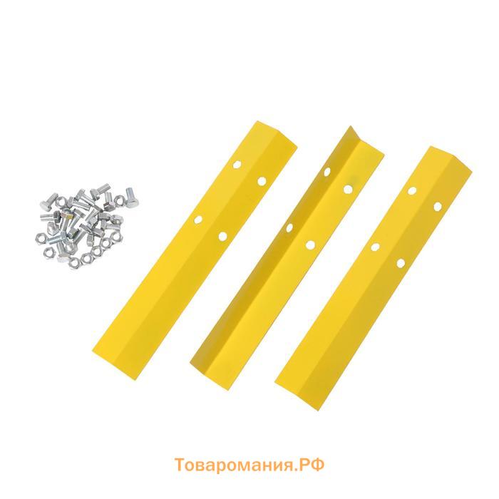 Клумба оцинкованная, 2 яруса, d=60–100 см, высота бортика 30 см, жёлтая, Greengo