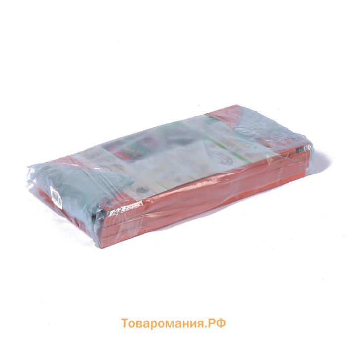 Клумба оцинкованная, d=60 см, высота бортика 15 см, оранжевая, Greengo