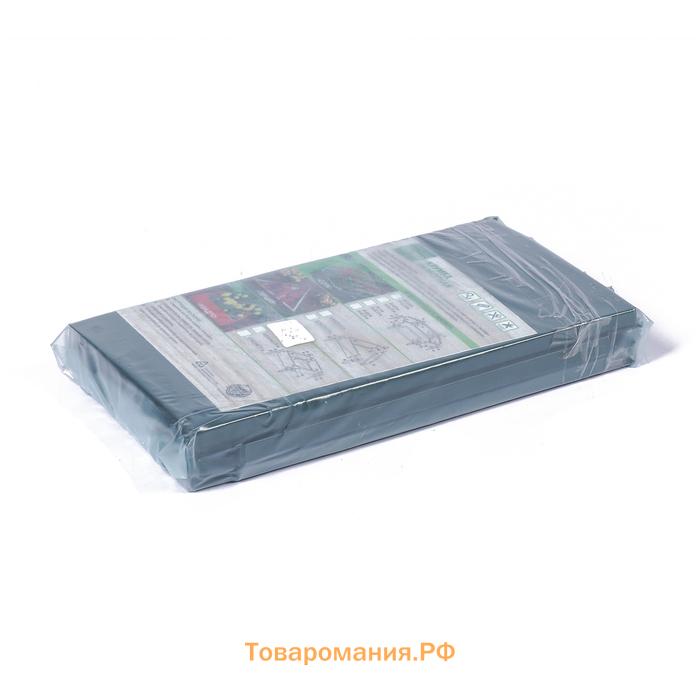 Клумба оцинкованная, d=60 см, высота бортика 15 см, зелёная, Greengo