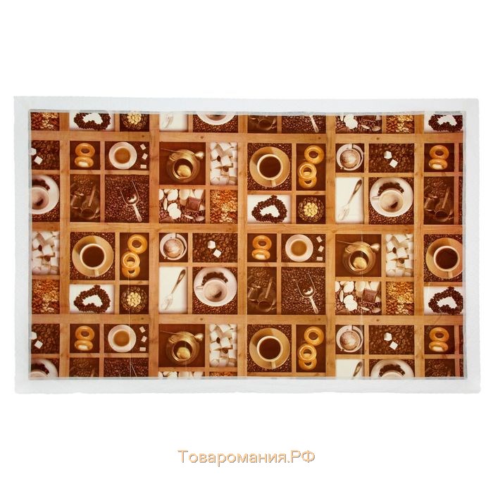 Скатерть на нетканой основе многоразовая «Кофе», 90×135 см