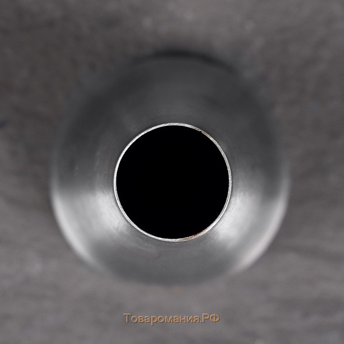 Насадка кондитерская «Трубочка», d=3,4 см, выход 1,5 см, нержавеющая сталь