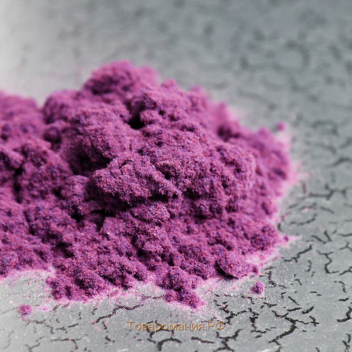Иней искусственный клеевой для декора «Флок эффект» 120 г, цвет фиолетовый
