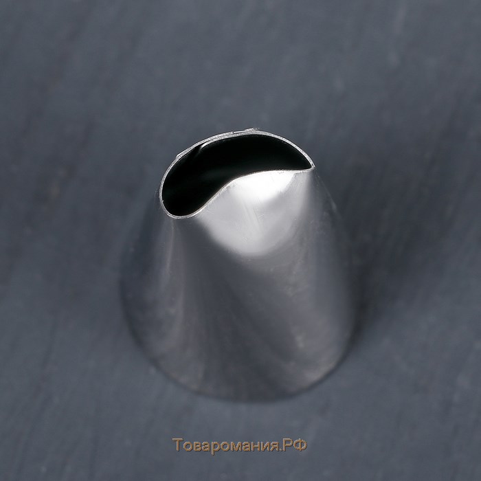 Насадка кондитерская KONFINETTA «Лепесток розы», d=2,5 см, выход d=1,5 см, нержавеющая сталь