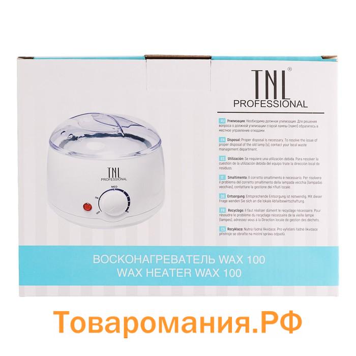 Воскоплав TNL wax 100, баночный 100 Вт, 400 мл, 35-100 ºС, белый