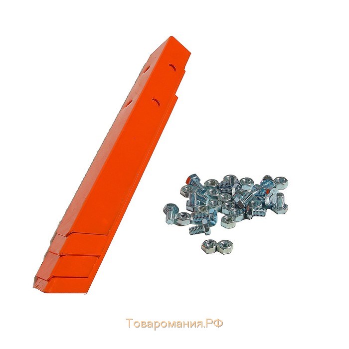 Клумба оцинкованная, 80×80×15 см, оранжевая, «Квадро», Greengo