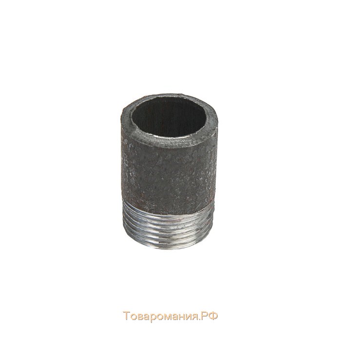 Резьба стальная, 3/4", DN 20, PN 16, L=30 мм, Lрезьбы=10.5 мм