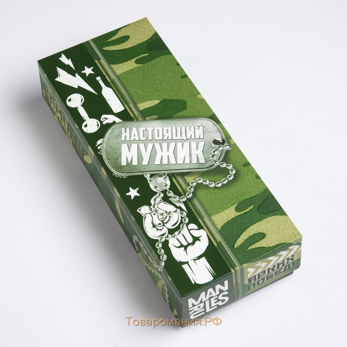 Набор мужских носков 23 февраля KAFTAN "Настоящий мужик" 5 пар,р-р 39-41 (25-28 см)