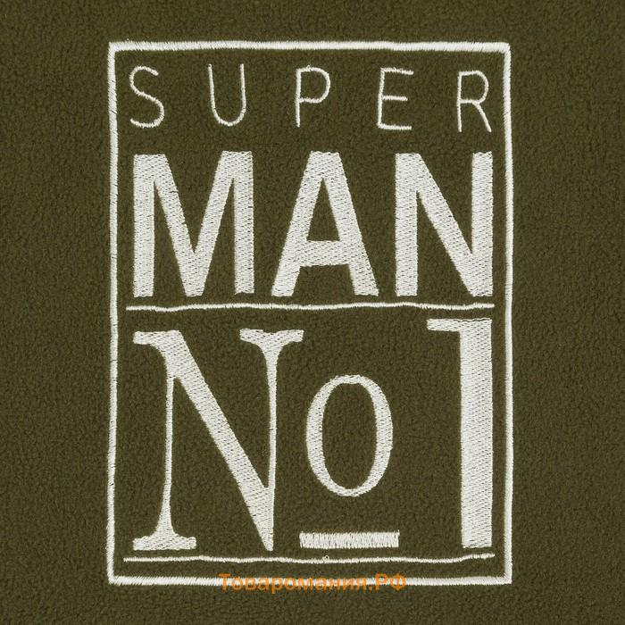 Плед ""  Super man 130х150 см, 100% п/э, флис 160 гр/м2