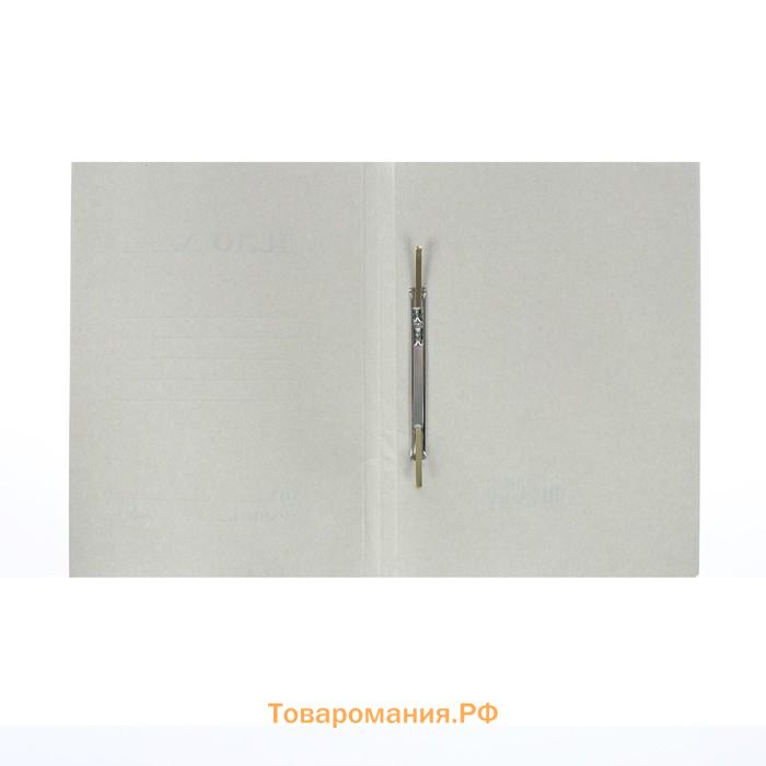 Скоросшиватель Calligrata "Дело", картон немелованный, 220 г/м2, белый, пробитый, до 200 листов, МИКС
