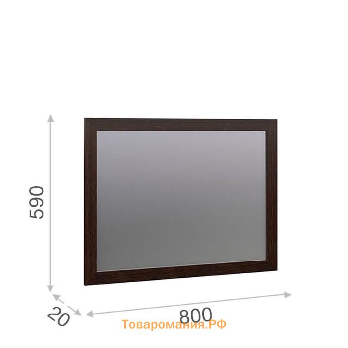 Зеркало навесное «Эшли», 800 × 590 мм, цвет венге