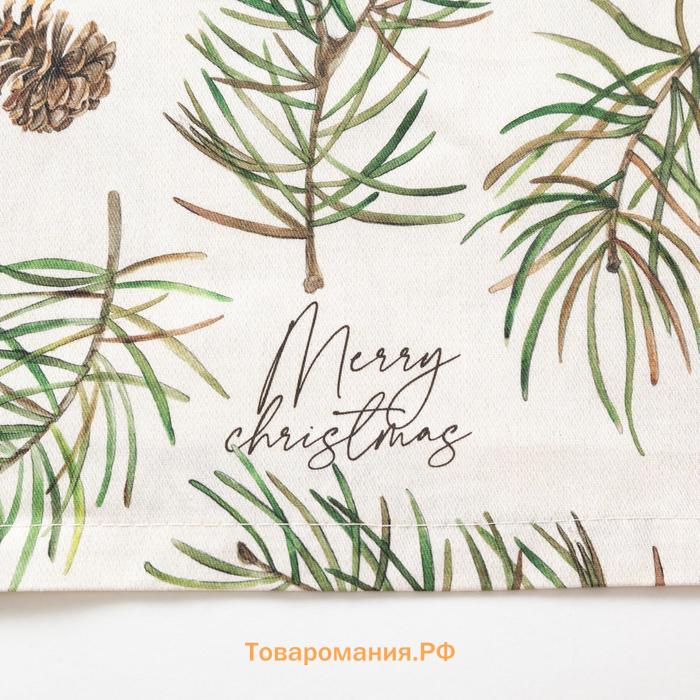 Дорожка на стол новогодняя Christmas tree 40*147 см, 100% хлопок, саржа 190гр/2