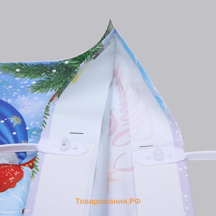 Пакет «Желанный гость», полиэтиленовый с пластиковой ручкой, 38×44 см