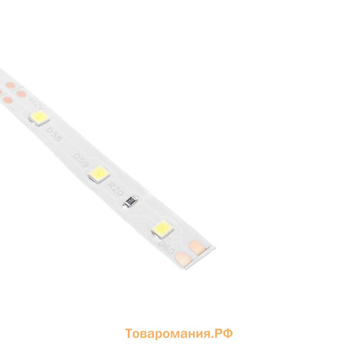 Светодиодная лента Ecola PRO 5 м, IP20, SMD3528, 60 LED/м, 4.8 Вт/м, 12 В, 6000К