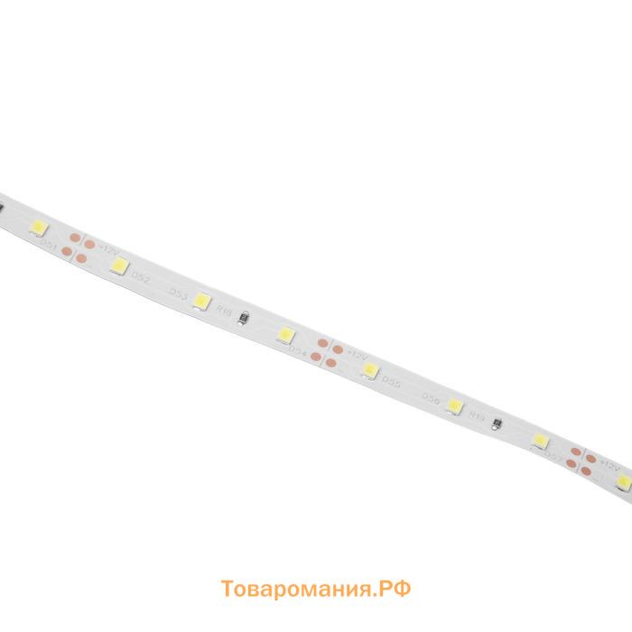 Светодиодная лента Ecola PRO 5 м, IP20, SMD3528, 60 LED/м, 4.8 Вт/м, 12 В, 6000К