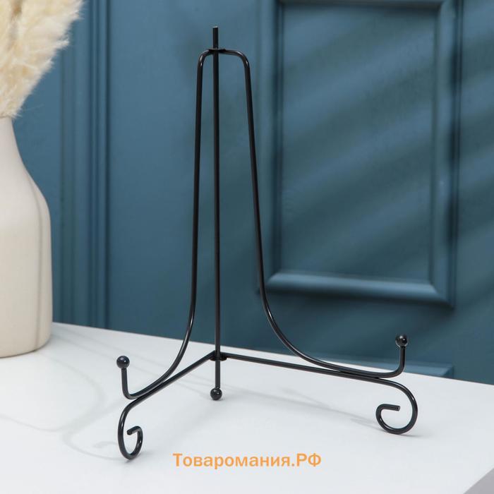 Подставка под тарелки , 15.5×25 см, чёрная