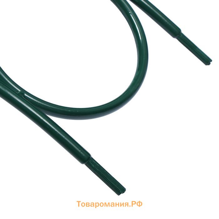 Грядка оцинкованная, 70×70×30 см, зелёная, «Декоративная»