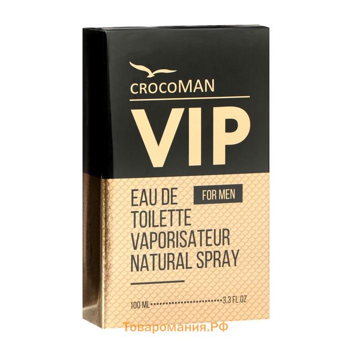 Туалетная вода мужская CrocoMAN VIP, 100 мл(по мотивам 212 VIP Men (Carolina Herrera)