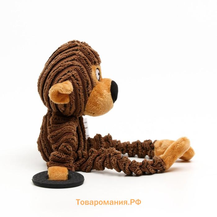 Игрушка текстильная с резиновыми кольцам "Обезьяна", 26 х 10 см