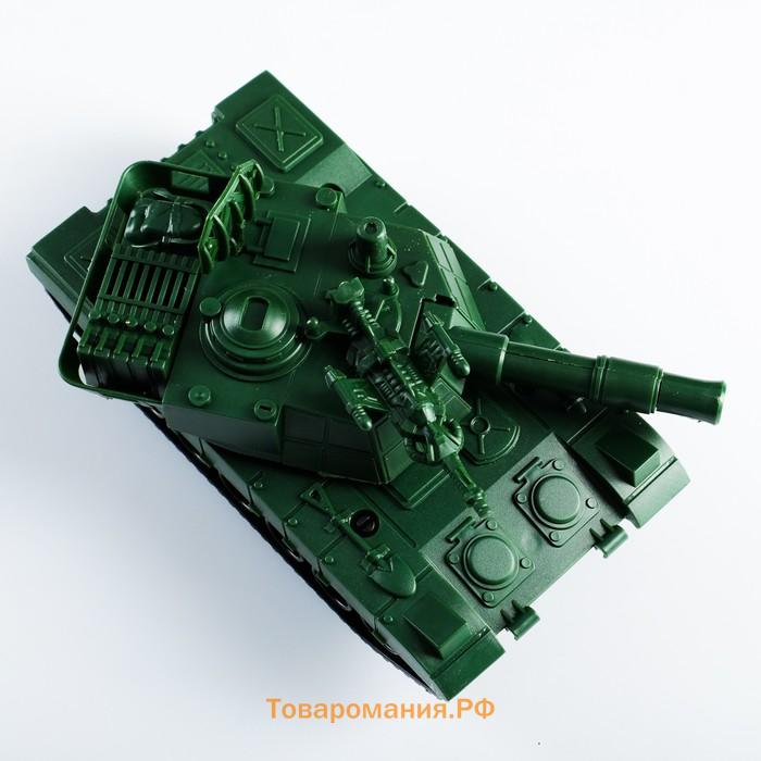 Танк пластмассовый «Боевой», 15 см
