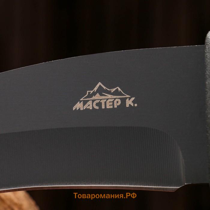 Нож тактический "Альфа" 23,3см, клинок 110мм/3мм, шкуросъемный, зеленый