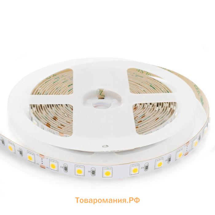 Светодиодная лента Apeyron Electrics 5 м, IP20, SMD5050, 60 LED/м, 14.4 Вт/м, 24 В, 6500К