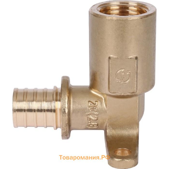 Угольник аксиальный STOUT SFA-0032-002012, установочный 20x1/2", внутренняя резьба