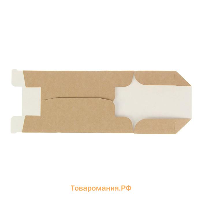 Упаковка для продуктов, крафт, 15 х 10 х 8,5 см