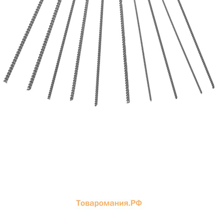 Щетка для чистки труднодоступных мест, набор 15 шт.