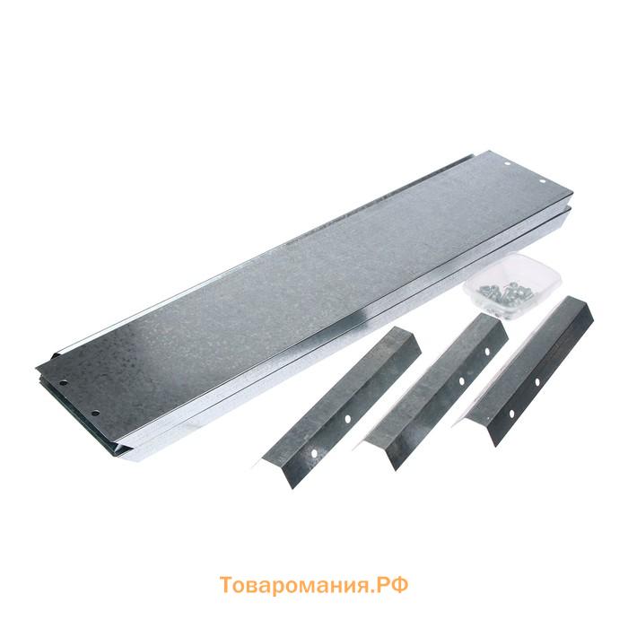 Клумба оцинкованная, 70×15 см, «Терция», Greengo