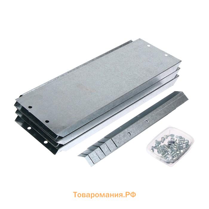 Клумба оцинкованная, d=80 см, высота бортика 15 см, Greengo