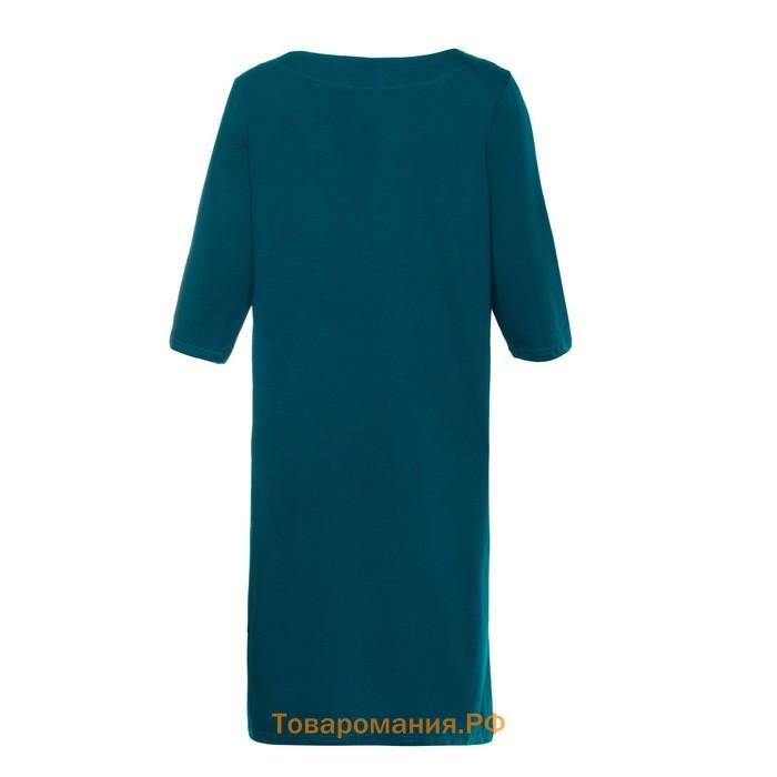 Платье женское, цвет синий, размер 50