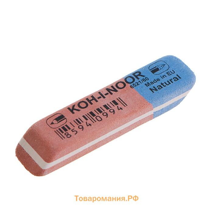 Ластик Koh-I-Noor BLUE STAR 6521/56-60, красно-синий