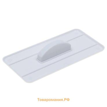Шпатель кондитерский с ручкой , 16.4×8.3×3 см, белый