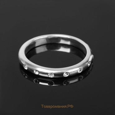 Кольцо "Венчание", посеребрение, 17,5 размер