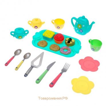 Набор посудки «Чаепитие для кукол» цвета МИКС