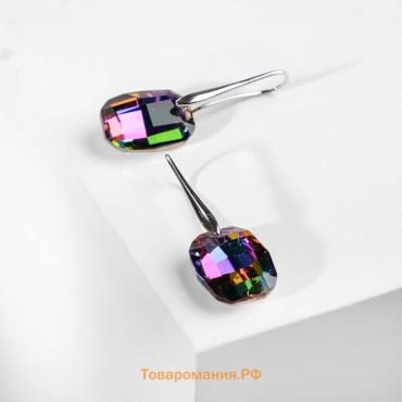 Серьги со стразами «Иллюзион» овал, миксы