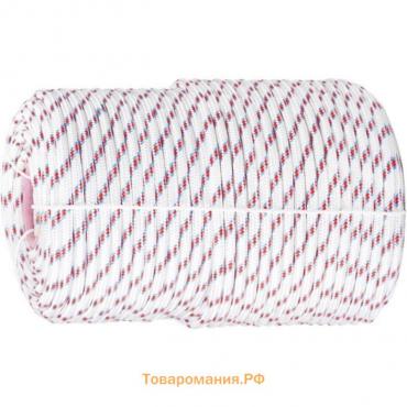 Фал "Сибртех" плетёный полипропиленовый с серд., 6 мм, L100 м, 16-прядный