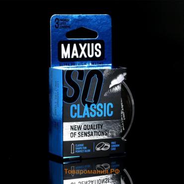 Презервативы классические MAXUS AIR Classic, 3 шт