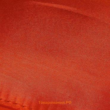 Ткань атлас цвет рыже-коричневый, ширина 150 см