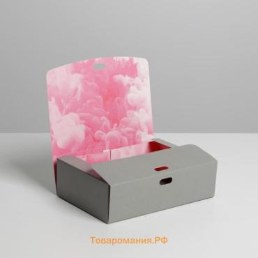 Коробка подарочная складная двухсторонняя, упаковка, «Текстура», 16.5 х 12 х 5 см