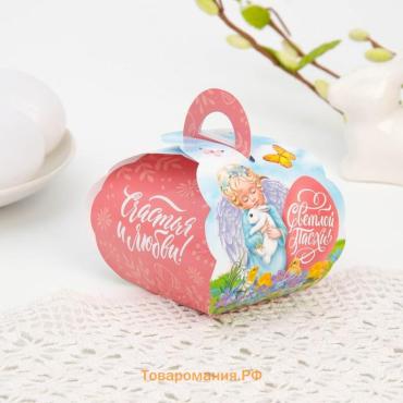 Коробочка подарочная для яйца «Ангелок» на пасху, 25 × 30 см.