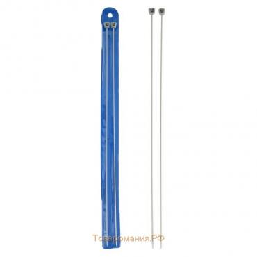 Спицы для вязания, прямые, с тефлоновым покрытием, d = 2 мм, 35 см, 2 шт