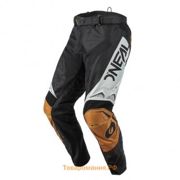 Штаны для мотокросса O'NEAL Hardwear Surge, мужские, размер 46, чёрные, коричневые