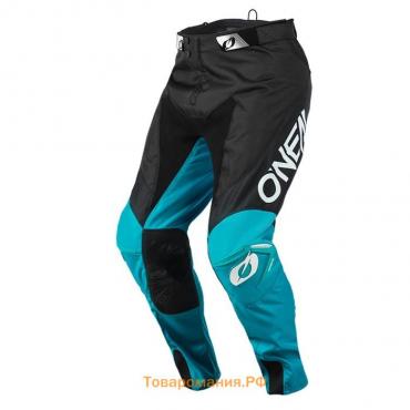 Штаны для мотокросса O'NEAL Mayhem Hexx, мужские, размер 50, бирюзовые, чёрные