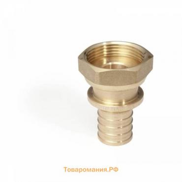 Переходник аксиальный REHAU RAUTITAN 14563391001, d=25 мм x 3/4", с накидной гайкой