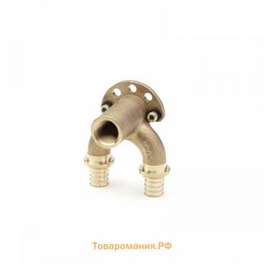 Угольник REHAU RAUTITAN 14562701001, d=16 мм x 1/2", проточный, настенный, длинный