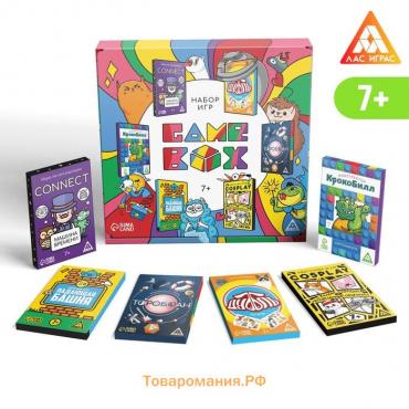 Набор игр «GAME BOX», 6 настольных игр, 7+