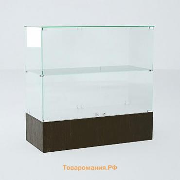 Прилавок П 106, 1020×450×990, ЛДСП, стекло, цвет венге