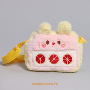 Сумка детская «Зайка», 18 см, жёлтая