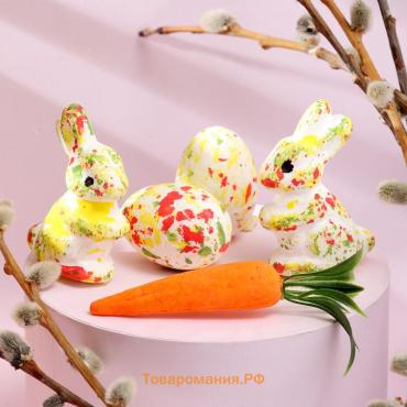 Пасхальный декор «Пасхальные зайцы» 3×12×13.5 см